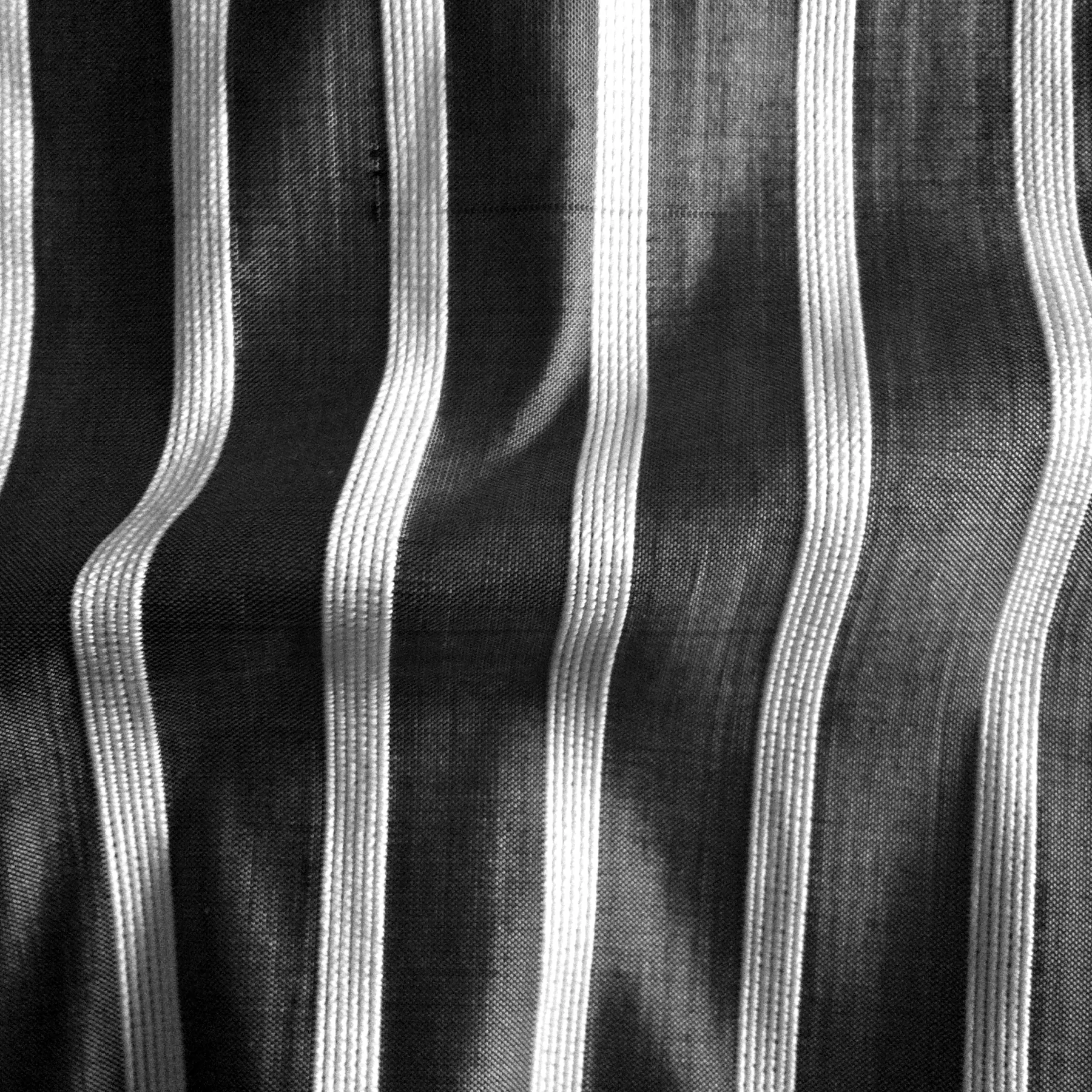 Hand-woven Silk experimentation with insertion of different types of cords.